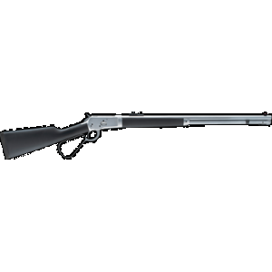 TAYLORS & Company 220089 1892 Alaskan Take-down 357 Mag Caliber With 7+1 Capacity, 16" Barrel, Matte Chrome Metal Finish & Softtouch Black Synthetic Stock Right Hand (full Size)