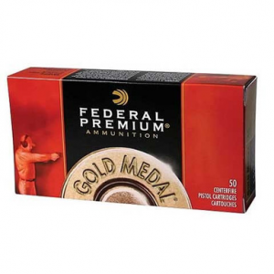 FEDERAL Premium Gold Medal .22 Lr Copper Plated Hollow Point 40 Grain 50 Rounds
