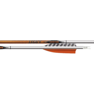 Easton Carbon Legacy 5mm Arrows 4 in. Helical Feathers 400 6 pk.