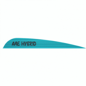AAE Hybrid 40 Vanes Teal 3.8 in. 100 pk.