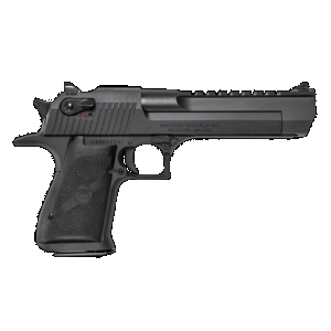 Magnum Research DE429 Desert Eagle Mark XIX 429 DE 7+1, 6" Black Steel Barrel, Matte Black Serrated Carbon Steel Slide & Frame w/Beavertail, Black Rubber Grip, Manual Thumb Safety,