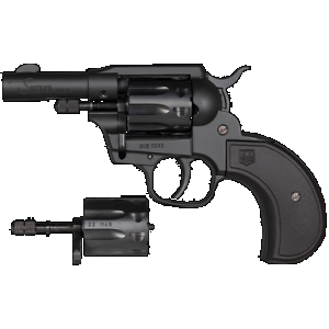 Diamondback Firearms Sidekick Revolver - Black Cerakote | .22LR / .22Mag | 3" Barrel | 9rd | Birds Head Grip