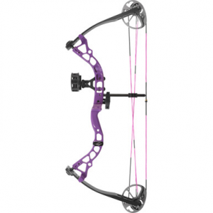 Diamond Atomic Bow Package Purple 12-24 in. 29 lbs. RH