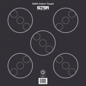 Maple Leaf S3DA 3D Target Face Black ASA 25 pk.