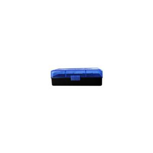 Berry's Mfg 50rd Ammo Box - 454 - 50 A.E. Blue w/Black Bottom