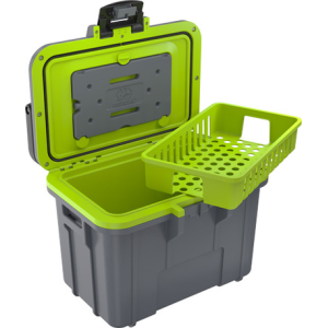 PELICAN 8Q-1-DKGRYEGRN 8QT ELITE COOLER GRY/GRN