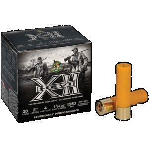 HEVI-SHOT Hs53202 Hevi-xii 20gauge 3" 1 1/4oz 2shot 25 Per Box/10 Case