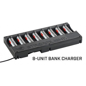 Streamlight 8-Unit Li-ion Battery Bank Charger Impact-Resistant