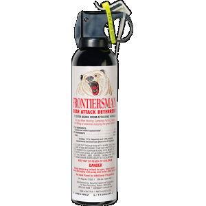 Sabre Frontiersman Bear Spray 9.2 oz with 3-in-1 Chest Holster