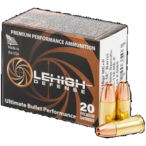 WILSON Combat La9c 9mm Luger Maximum Expansion 118 Grain 20 Rounds