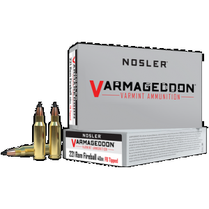 NOSLER Varmageddon Rifle Ammunition 221 Rem. Fireball 40 Gr. Vg Fbt 20rd.