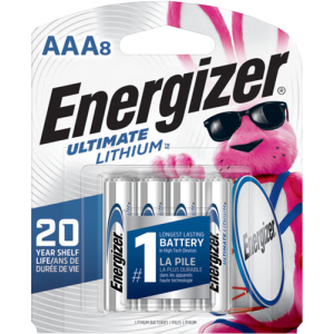 Energizer Energizer L92SBP8H3 AAA Ultimate Lithium Silver 1.5V Lithium, Qty (8) Single Pack - $24.35 at Shooting Surplus