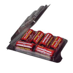 SureFire SF6BC 123A Batteries Red/Black 3.0 Volts 1,500 mAh (6) Single Pack Clamshell