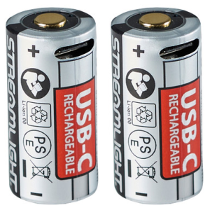 Streamlight SL-B9 USB-C Rechargeable Battery Pack 2-Pack 850mAh