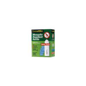 Thermacell R4 Repellent Refill Effective 15 ft Odorless Scent Mat/Fuel Cartridges Repels Mosquito Effective Up to 48 hrs 4 Fuel Cartridges/12 Mats
