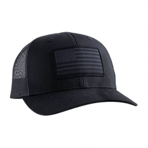 Magpul MAG1215-001 Standard Black Adjustable Snapback OSFA Structured Woven American Flag Patch