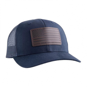 Magpul MAG1212-410 Standard Trucker Hat Navy Adjustable Snapback OSFA Structured Leather Patch