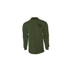 Glock AP96069 Long Sleeve Shirt 2XL Military Green Pre-Shrunk Cotton