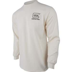 Glock AP96076 Born In Austria Long Sleeve Shirt 3XL Tan Pre-Shrunk Cotton