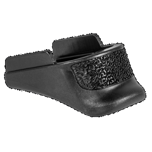 Pearce Grip PG365 Grip Extension made of Polymer with Texture Black Finish & 5/8" Gripping Surface for Sig P365 with 10rd Mags