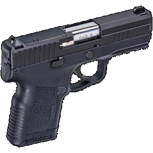 Kahr Arms KX9094RD10 X9 9mm Luger 10+1 3.54" Stainless Steel Barrel, Blackened Optic Ready/Serrated Stainless Steel Slide, Black Polymer Frame w/Picatinny Rail