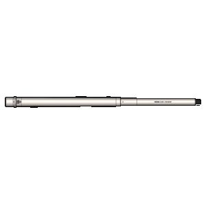 Faxon Firearms 15B22A7R22NTMHL5RNP3 Match Series Target 22 ARC 22" Bead Blast 416-R Stainless Barrel