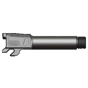 Faxon Firearms M&PA910NSNOQ-T Duty Series 9mm Fits M&P Shield 3.1" 4150 Steel