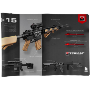 TekMat AR-15 Weapons Platform Door Mat 25" x 42" Black