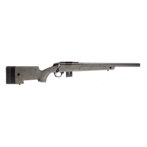 Bergara Rifles BMR008 BMR X Carbon Fiber 22 LR 10+1 18" Black Carbon Fiber Threaded Barrel, Black Cerakote Picatinny Rail Receiver, Adj LOP Black w/Green Webbing Synthetic Stock
