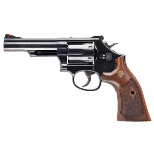 SMITH & Wesson 14046 Model 19 K-frame 357 Mag 6rd 4.25" Blued Carbon Steel Barrel, Cylinder & Frame, Checkered Wood Grip, No Safety