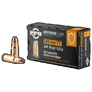 PRVI Partisan Ppd7t 7.62x25mm Tokarev Jacketed Hollow Point 85 Grain 50 Rounds
