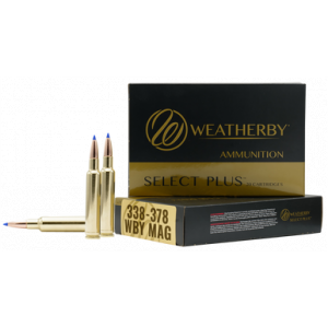 Weatherby B333225TTSX 338-378 Weatherby Magnum Barnes Tipped TSX 225 Grain 20 Rounds