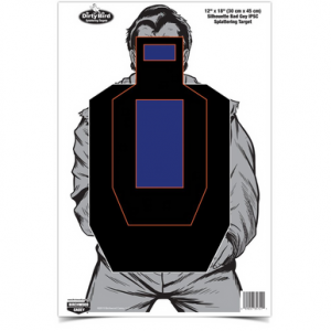 Dirty Bird 12 x 18 Bad Guy IPSC Target - BC-35721