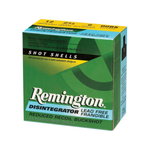Remington Disintegrator 12 Gauge Lead Free Frangible 00 Buckshot 8 Pellets 5 Rounds - Remington