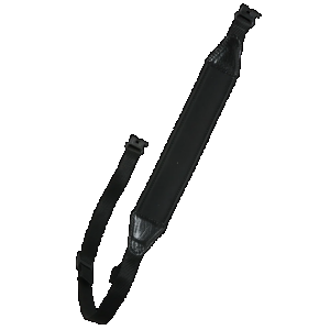 Outdoor Connection NDR90075 Raptor Sling with 1" Brute E-Z Detach Swivels 2" W Adjustable Black Nylon Webbing for Rifle/Shotgun