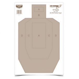 Eze-Scorer 12 x 18 BC IPSC Practice Target - BC-37206
