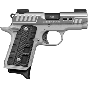 Kimber Micro 9 Rapide Black Ice Pistol 9 mm 3.15 in. Silver 7+1 rd.