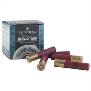 Federal Game-Shok Upland Hi-Brass Load 410 Gauge 3 in. 11/16 oz. 4 Shot 25 rd.