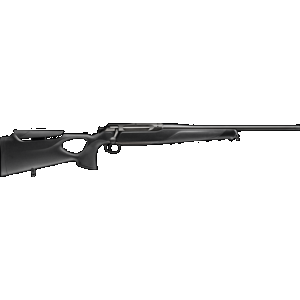 Sauer 80117654 505 Synchro XT Full Size 6.5 PRC 3+1 22" Titanium Gray Threaded Barrel, Saddle Mount Steel Receiver, Black Thumbhole w/Adj Comb Synthetic Stock