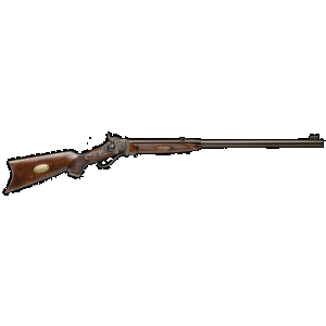 Davide Pedersoli 010S769457 1874 Old West 45-70 Gov 1rd 30" Blued Barrel, Color Case Hardened Steel Receiver, Walnut Wood Stock, Right Hand