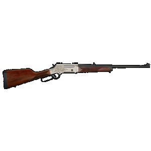 Henry H014D308 Long Ranger Deluxe 308 Win 20" 4 Rounds Nickel-Plated w/Gold Inlay