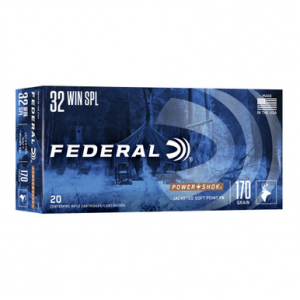 Federal Power-Shok 32 Winchester Special Soft Point 170 Grain 20 Rounds