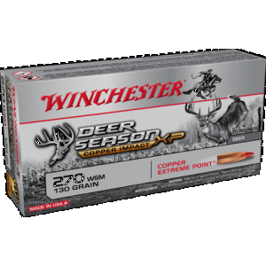Winchester Copper Impact 270 WSM Copper 130 Grain 20 Rounds