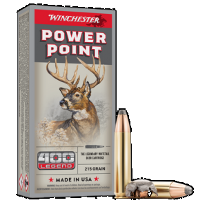 WINCHESTER Power Point Rifle Ammo 400 Legend 215 Gr. Power Point 20 Rd.