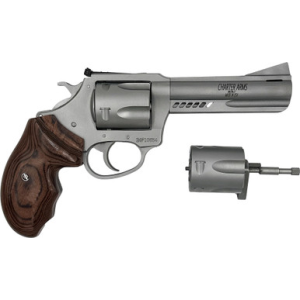 Charter Arms Double Dog Revolver 357 Magnum 9mm 4.2 Inch 5 Round Stainless Walnut