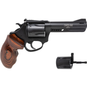 Charter Arms Double Dog Revolver 357 Magnum 9mm 4.2 Inch 5 Rounds Walnut Finish