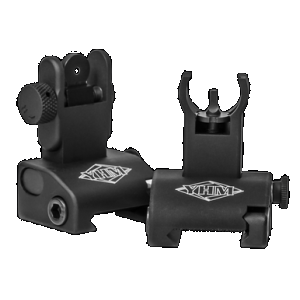 Yankee Hill Q.D.S. Sight Set Folding with Hooded Stem for AR-15