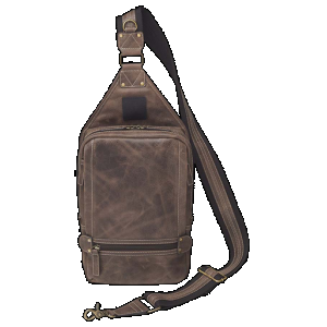 Gun Tote'n Mamas/Kingport GTMCZY108 Sling Backpack Brown Leather Includes Standard Holster