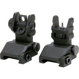 Guntec USA Raps AR-15 Folding Back Up Sight Aluminum