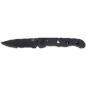 CRKT M16-03XK M16 03XK EDC 3.57" Folding Spear Point Plain Black EDP D2 Steel Blade, Black Grivory Handle